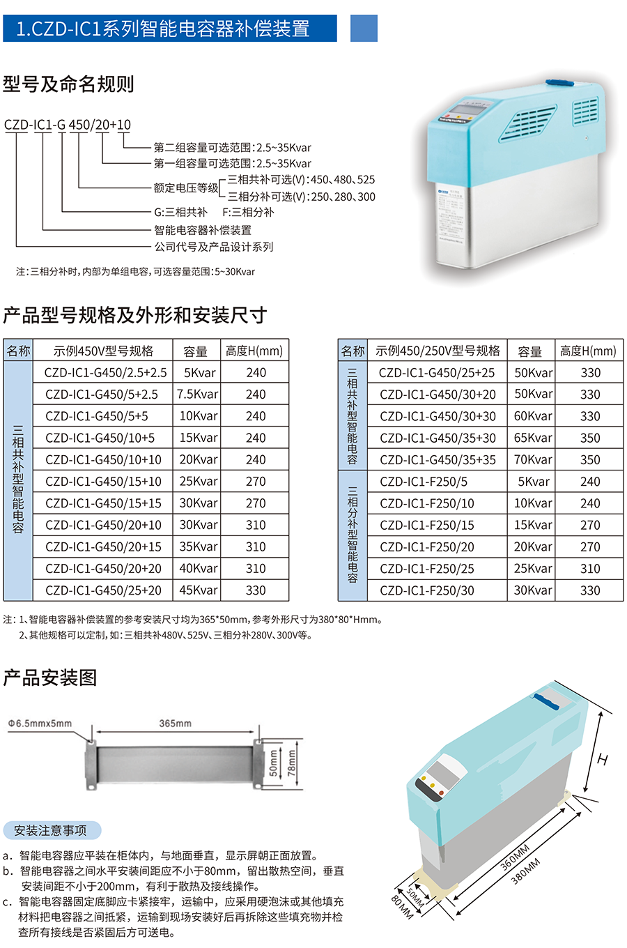 CZD-IC1系列智能電容